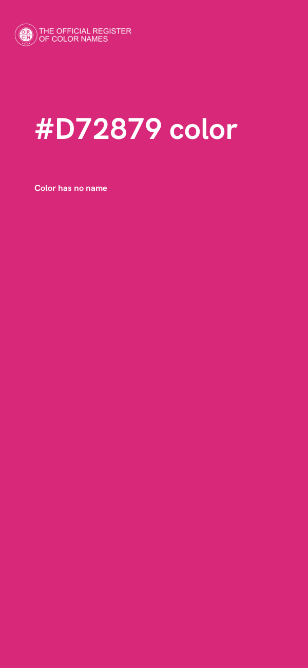 #D72879 color image