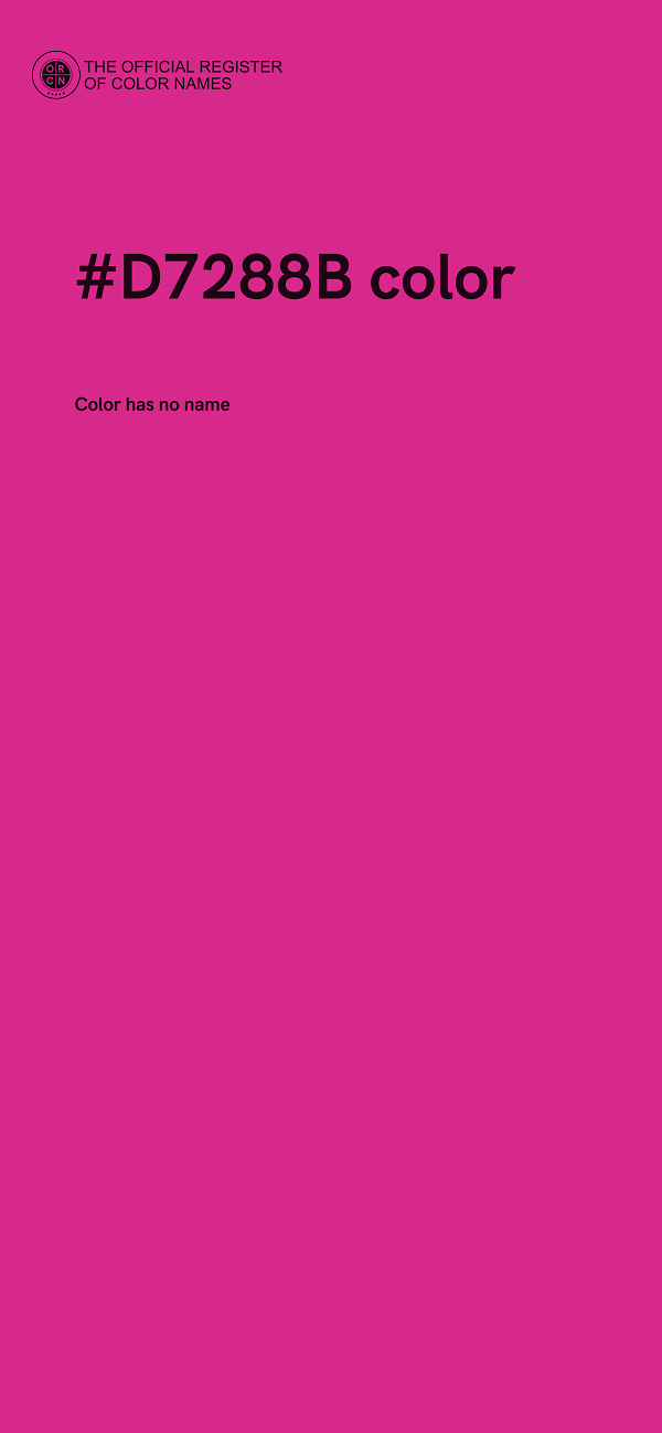 #D7288B color image