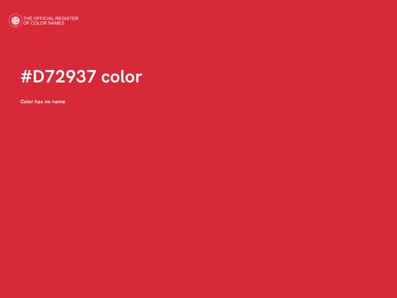 #D72937 color image