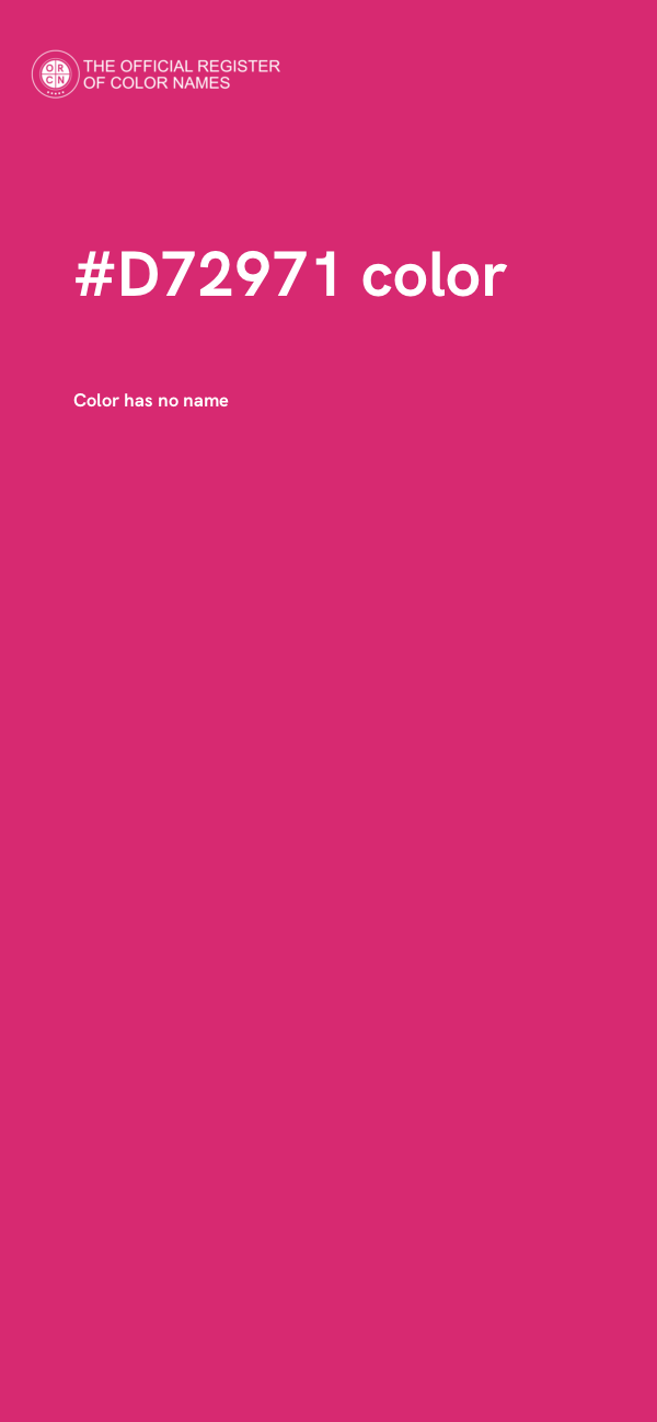 #D72971 color image