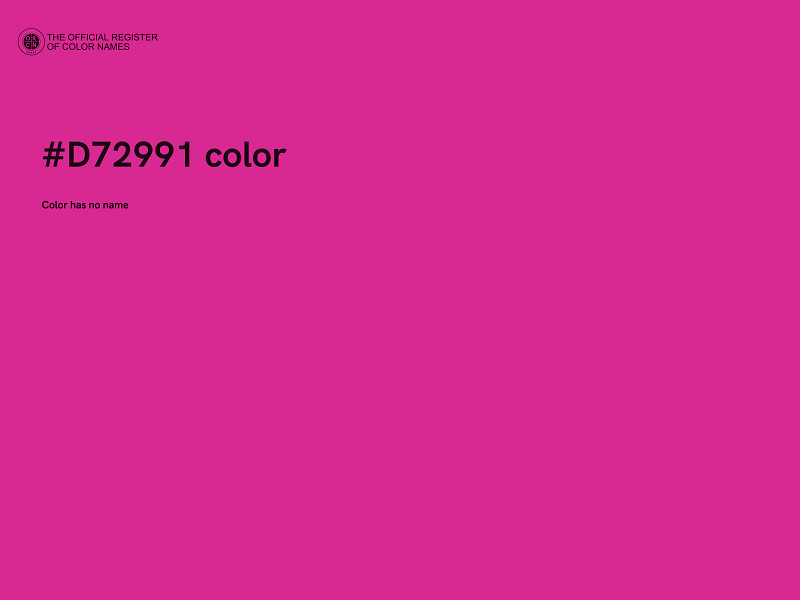 #D72991 color image