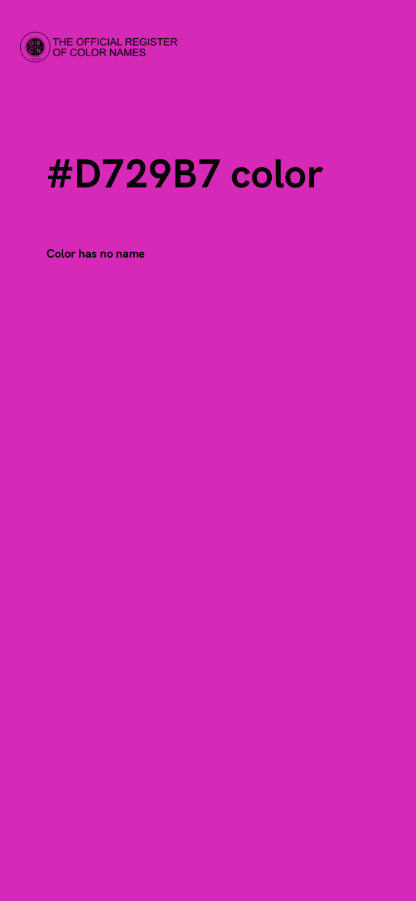 #D729B7 color image
