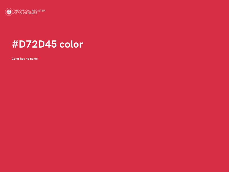 #D72D45 color image