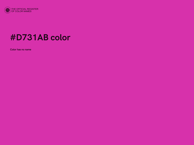 #D731AB color image