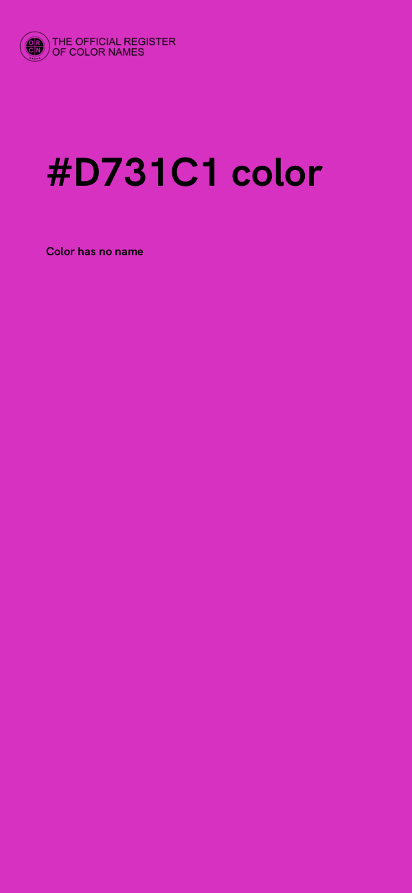 #D731C1 color image