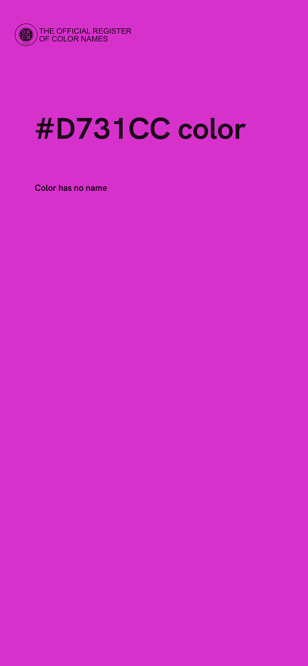 #D731CC color image