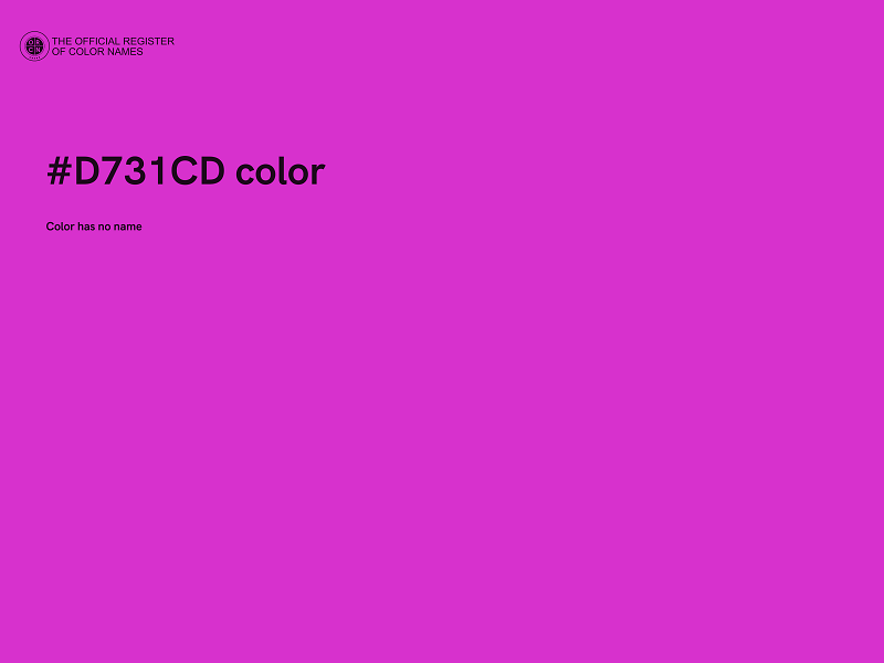 #D731CD color image