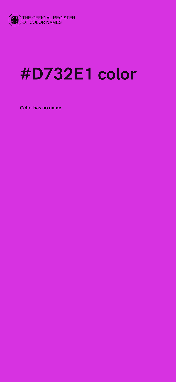 #D732E1 color image