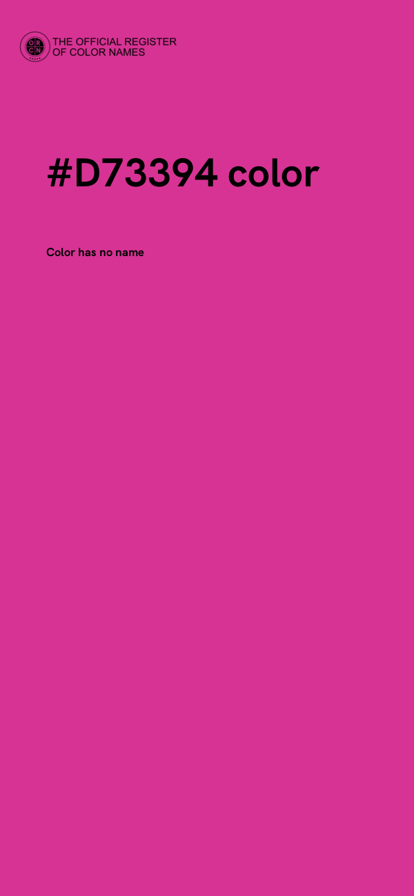 #D73394 color image