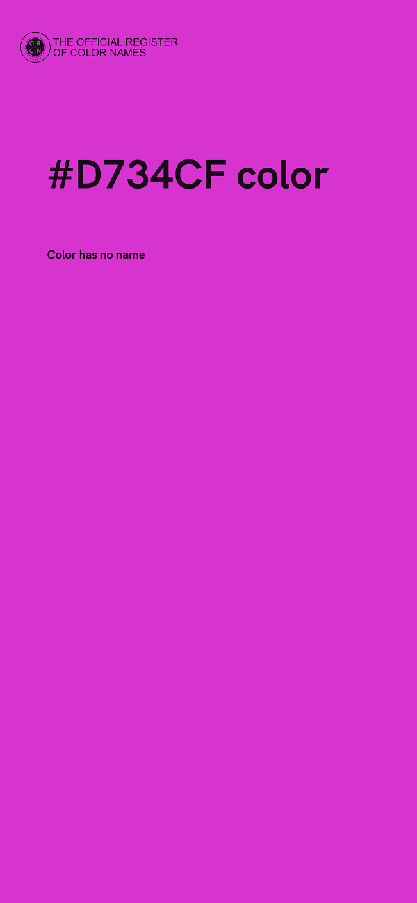 #D734CF color image