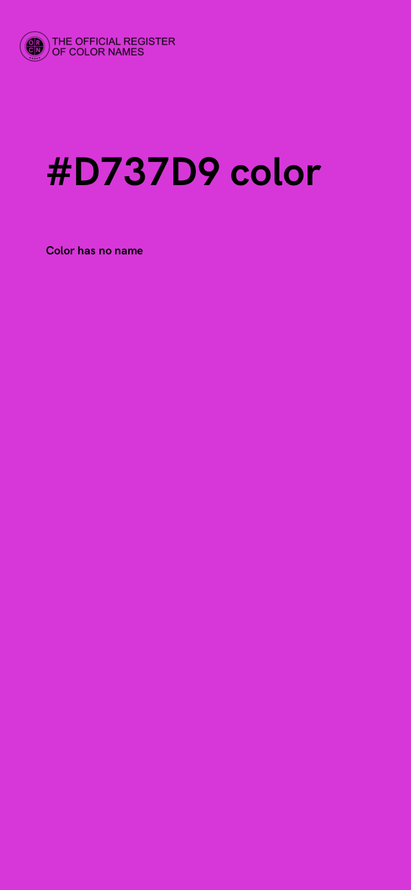 #D737D9 color image