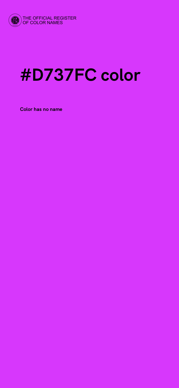 #D737FC color image