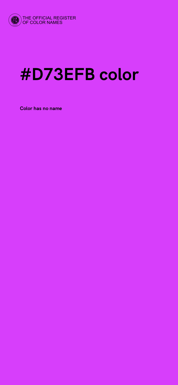 #D73EFB color image