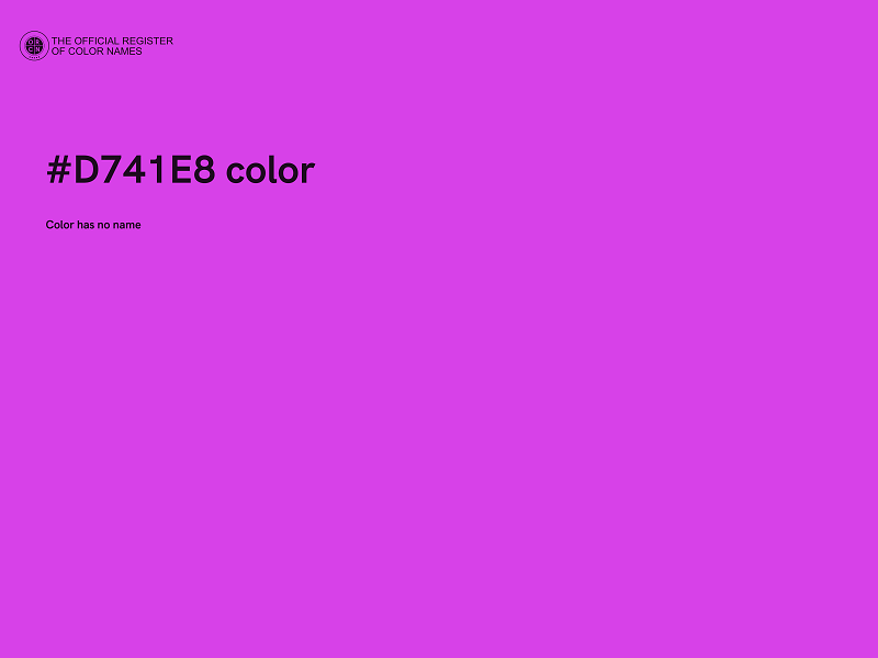 #D741E8 color image