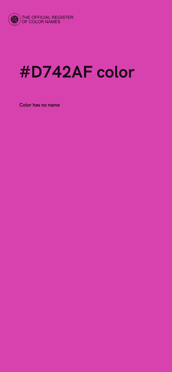 #D742AF color image