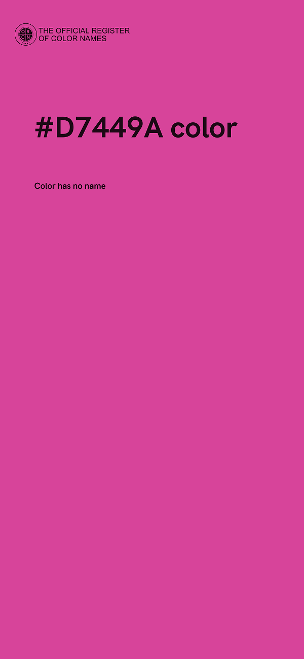 #D7449A color image
