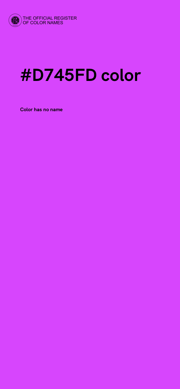 #D745FD color image