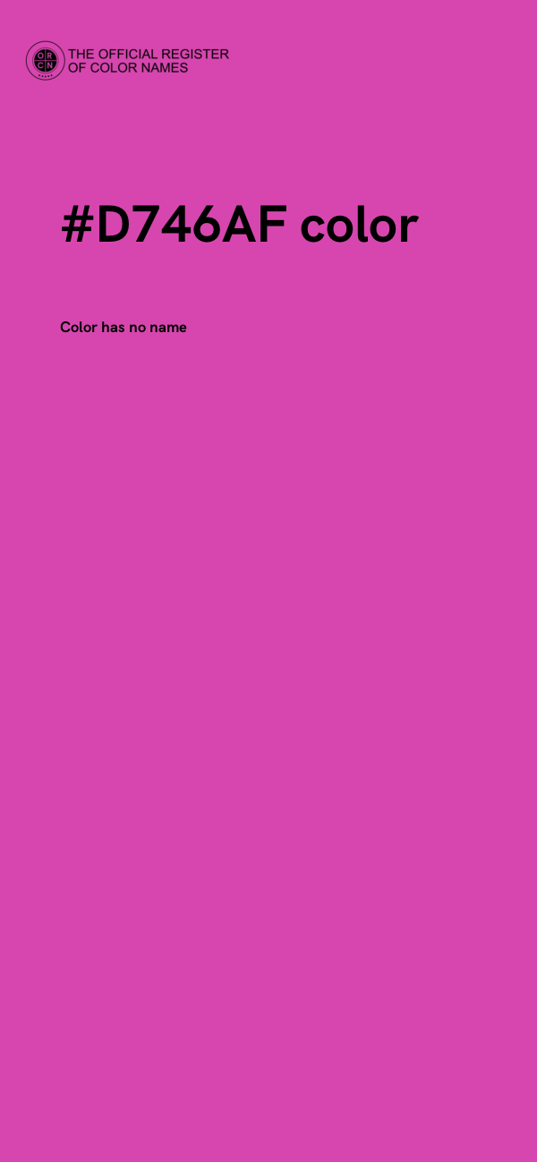 #D746AF color image