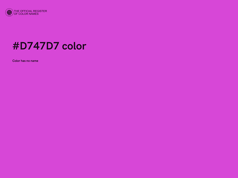 #D747D7 color image