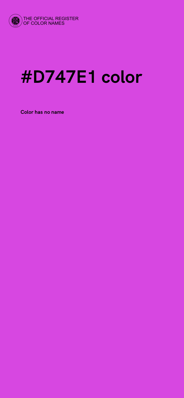 #D747E1 color image