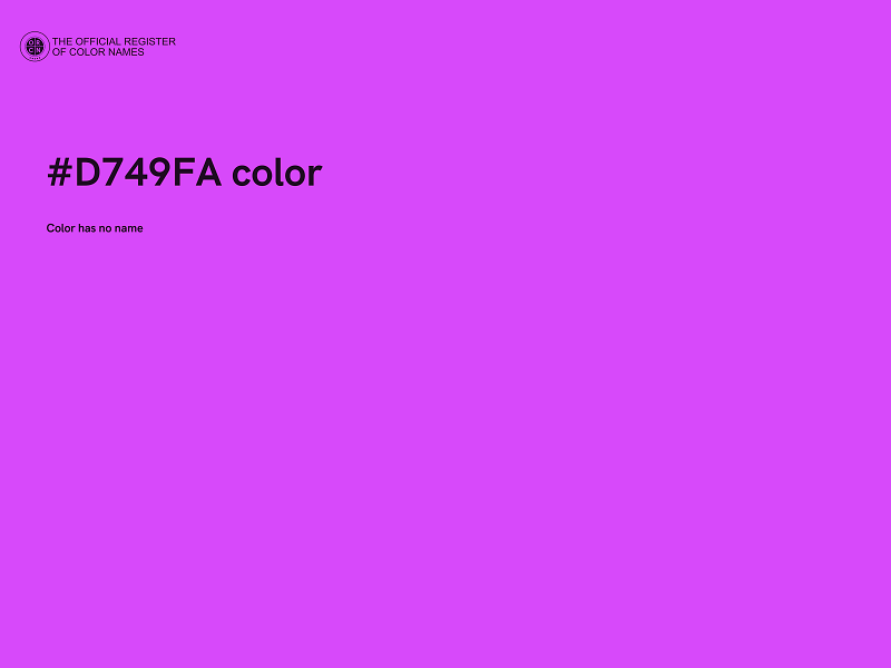 #D749FA color image