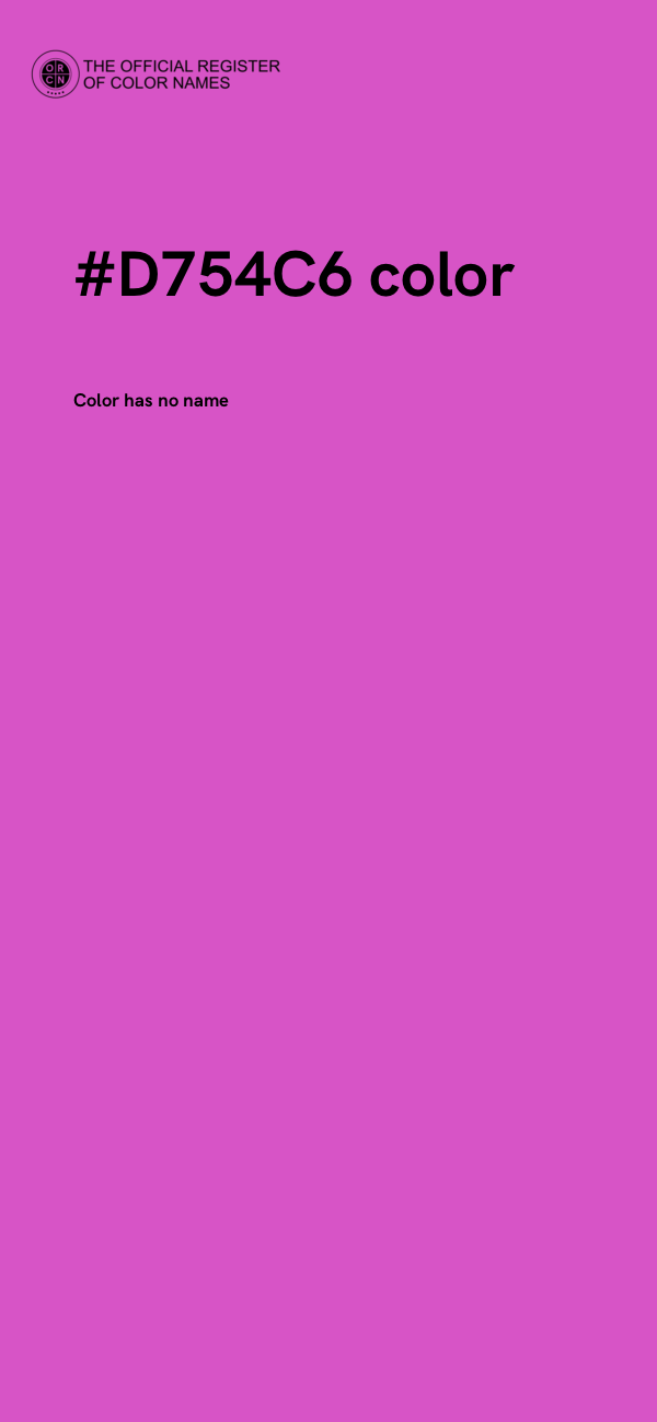 #D754C6 color image