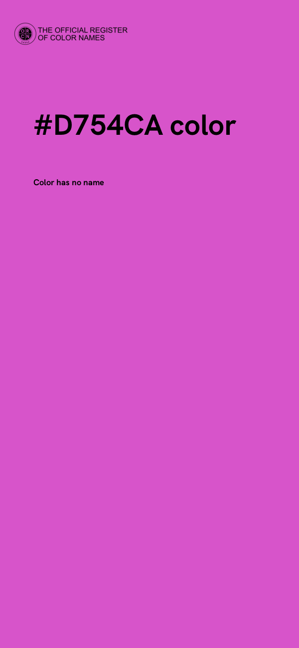 #D754CA color image