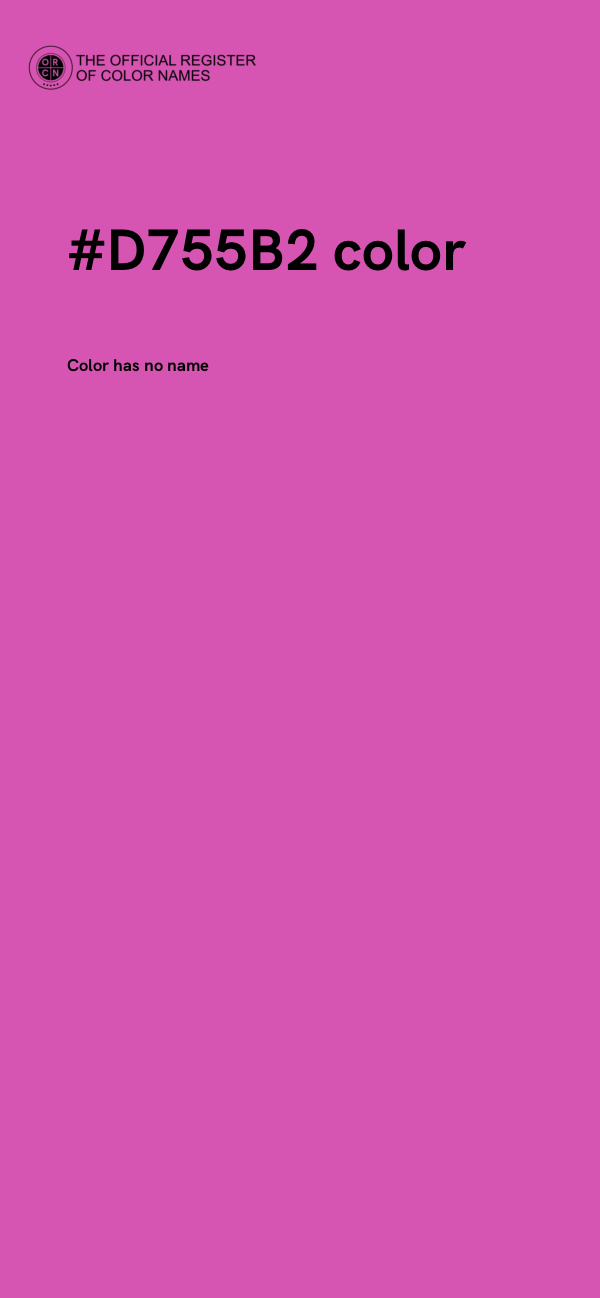 #D755B2 color image