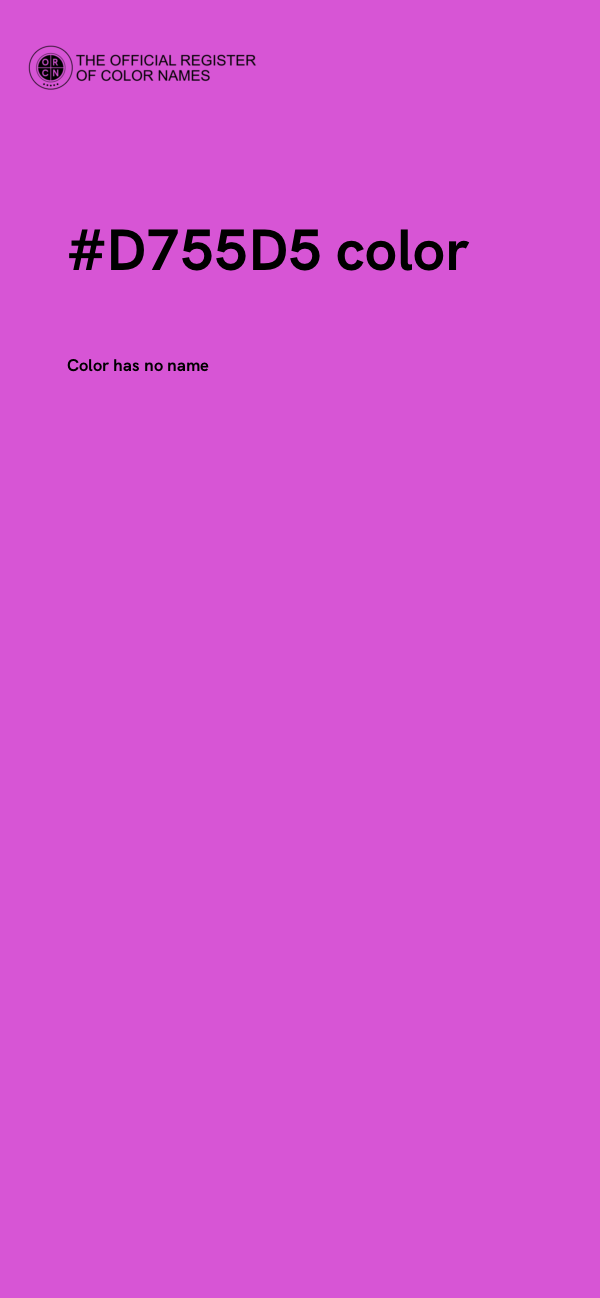 #D755D5 color image