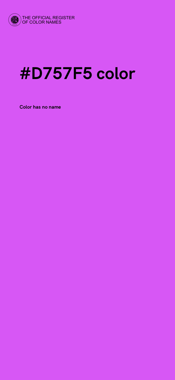 #D757F5 color image