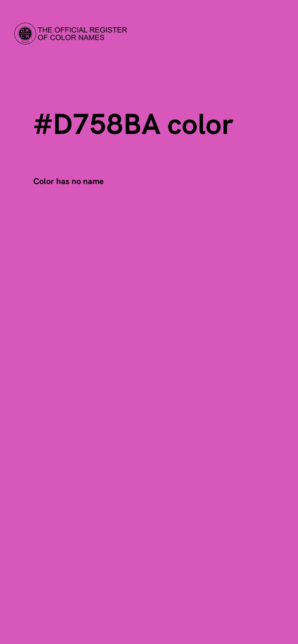 #D758BA color image