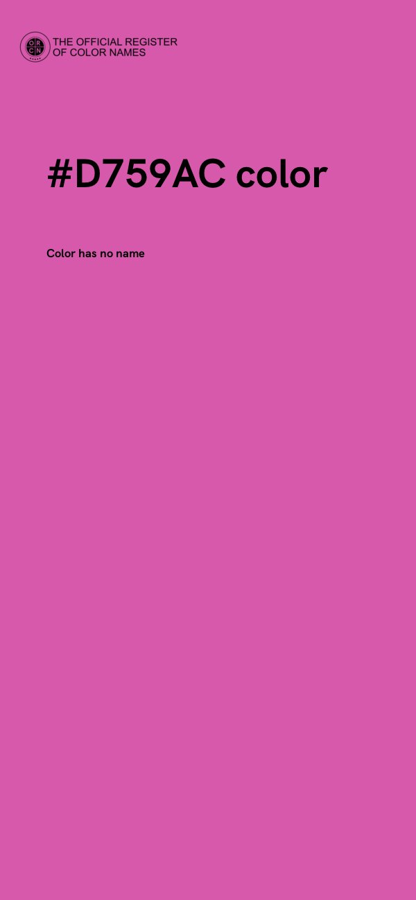 #D759AC color image