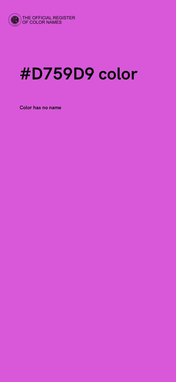 #D759D9 color image