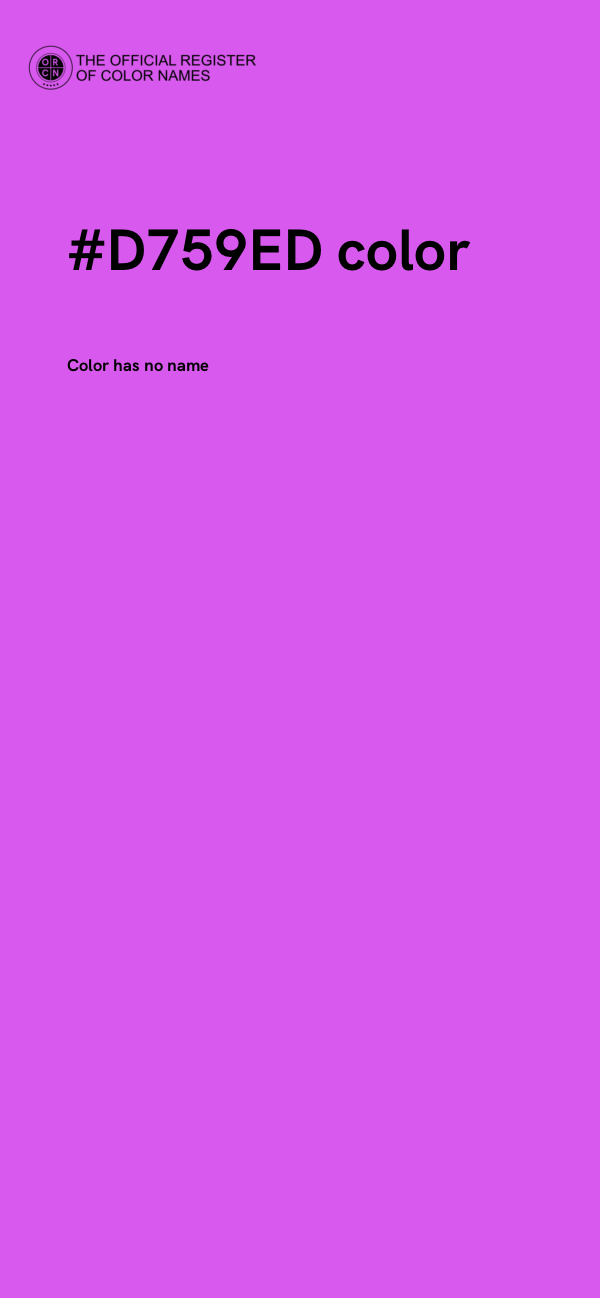 #D759ED color image