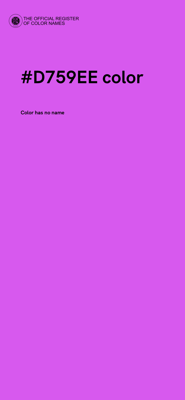 #D759EE color image