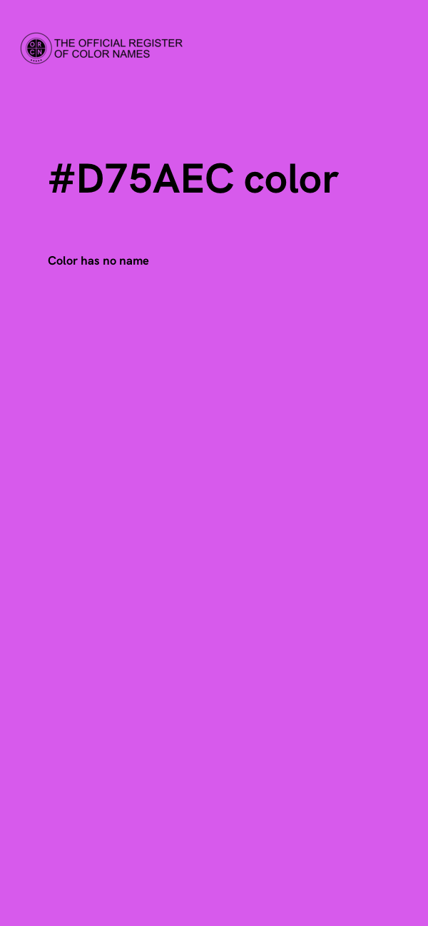 #D75AEC color image