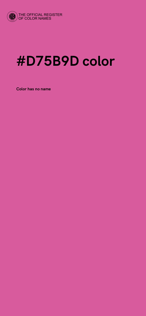#D75B9D color image