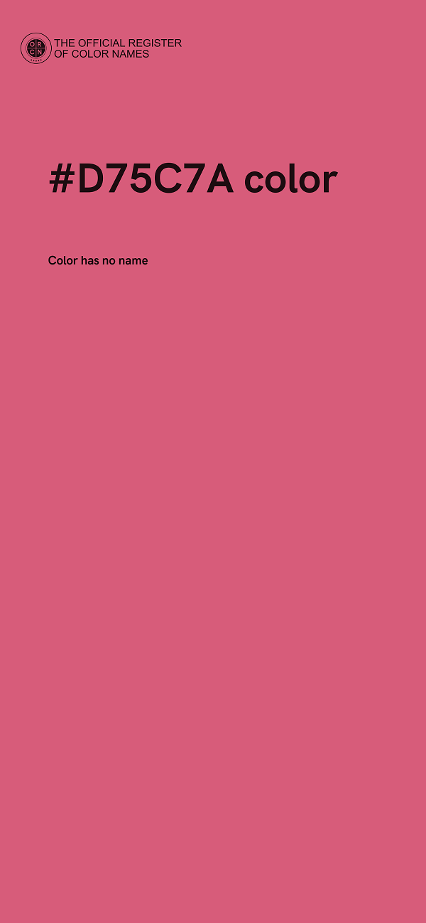 #D75C7A color image