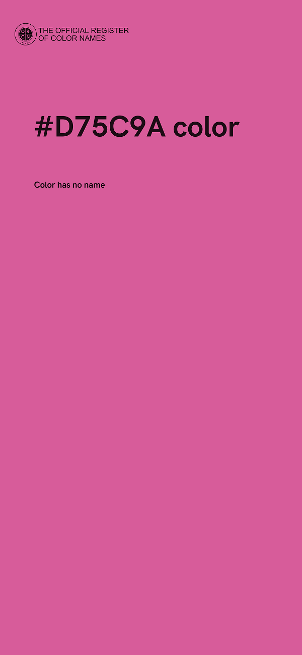 #D75C9A color image