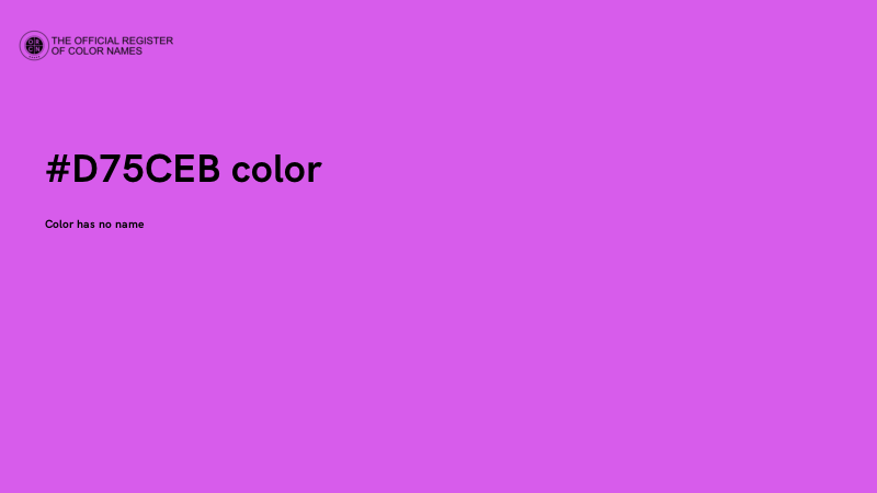 #D75CEB color image