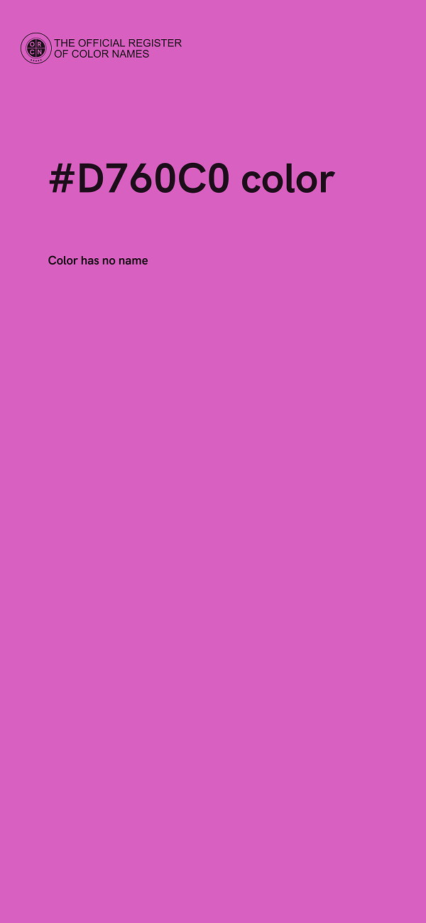 #D760C0 color image