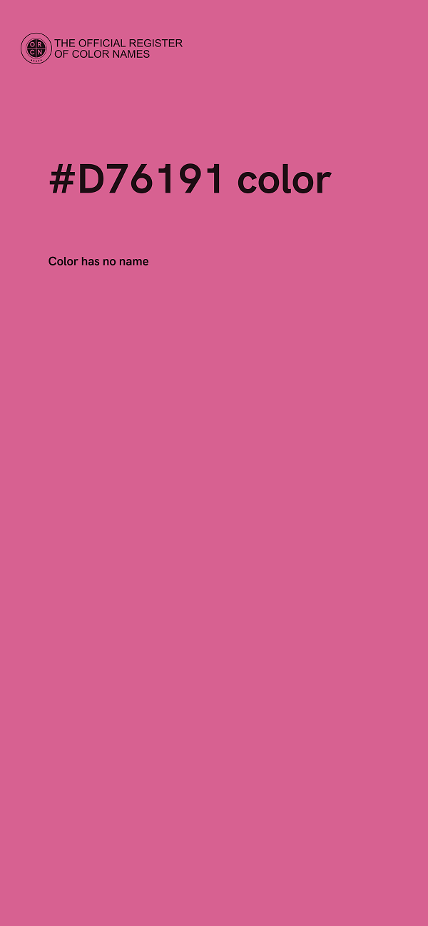 #D76191 color image