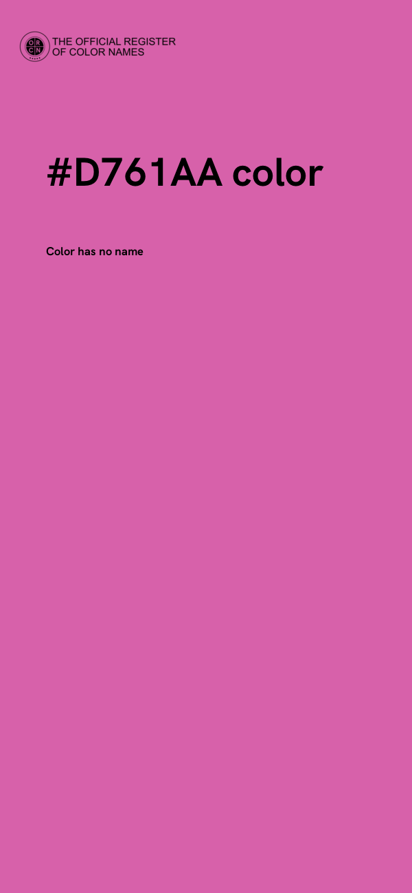 #D761AA color image