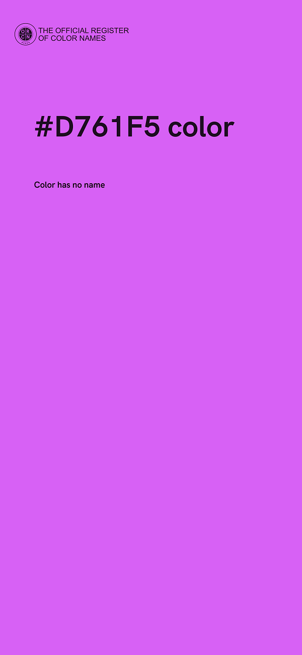 #D761F5 color image
