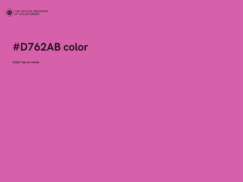 #D762AB color image