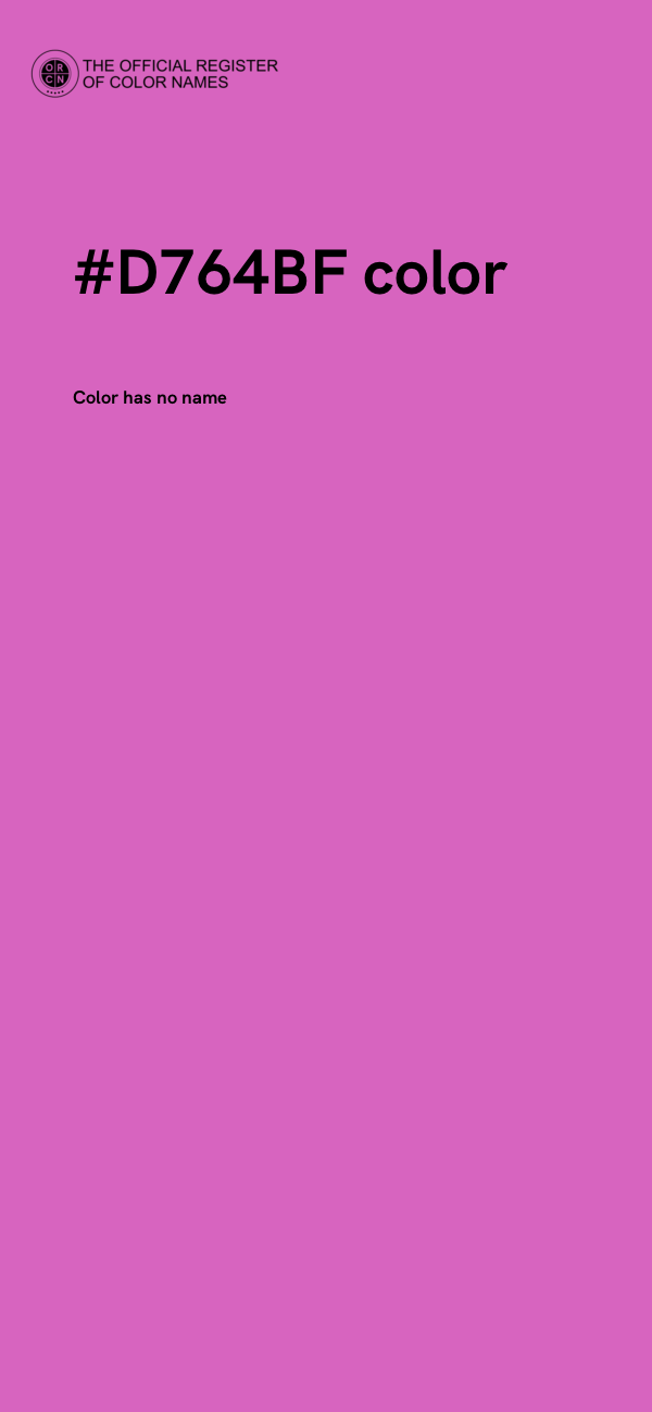 #D764BF color image