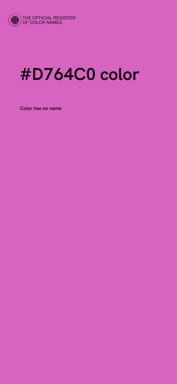 #D764C0 color image