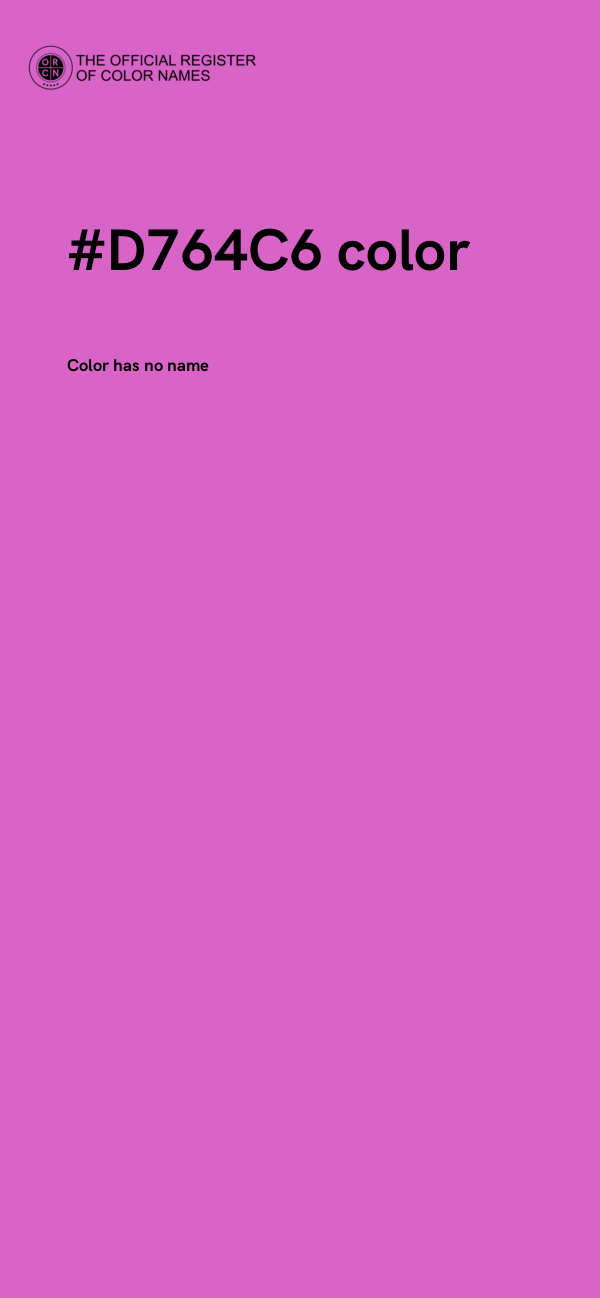 #D764C6 color image