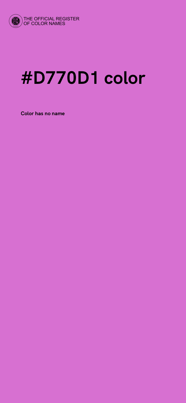 #D770D1 color image