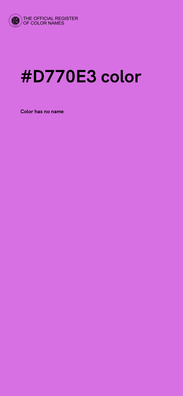 #D770E3 color image
